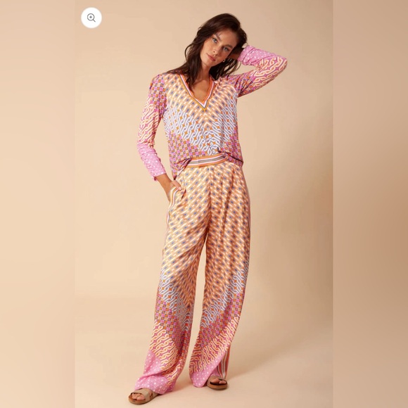 NWT Hale Bob Los Angeles Alanis Viscose Jersey Tunic Blouse Sz S Top MSRP $168 - Picture 4 of 9